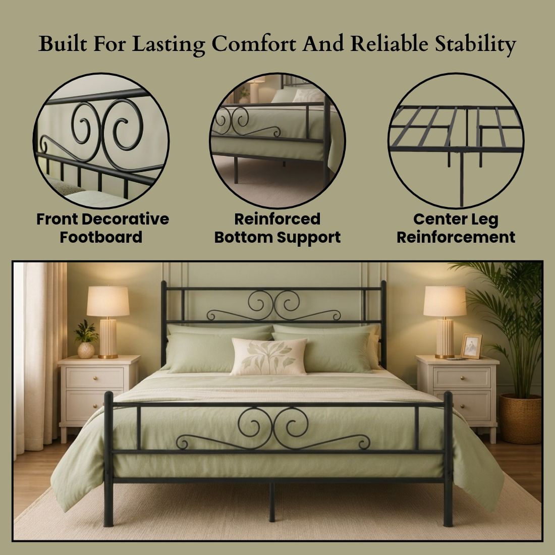 Ornella Metal Bed