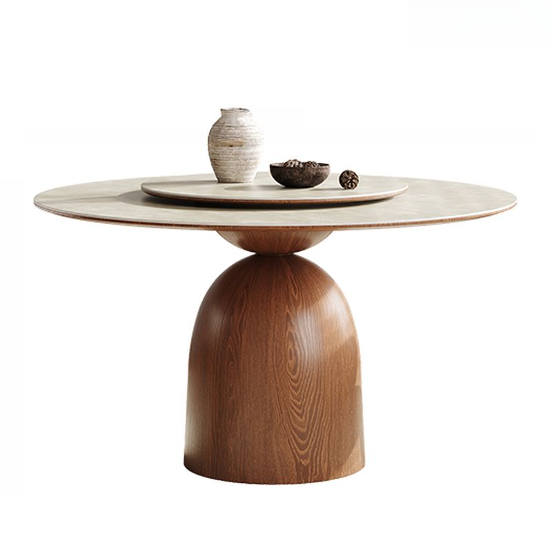 Scandinavian Circular Stone Dining Table