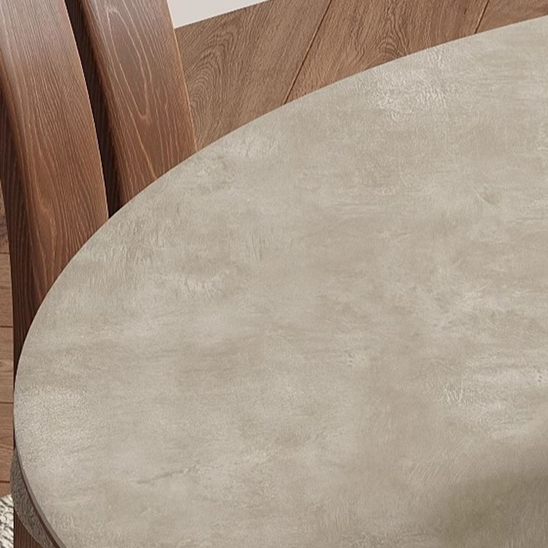 Scandinavian Circular Stone Dining Table