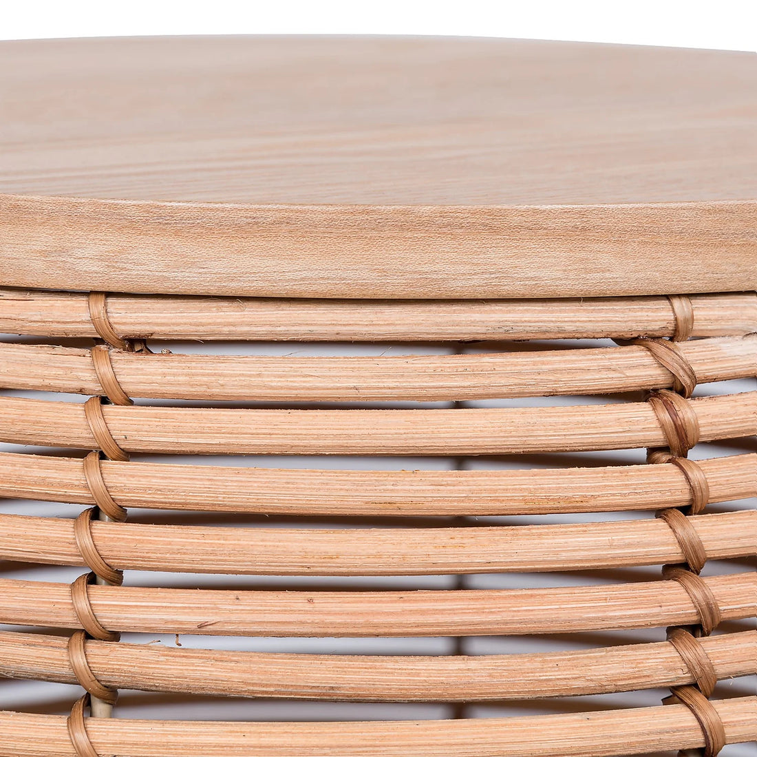 Rey Rattan Storage Side Table