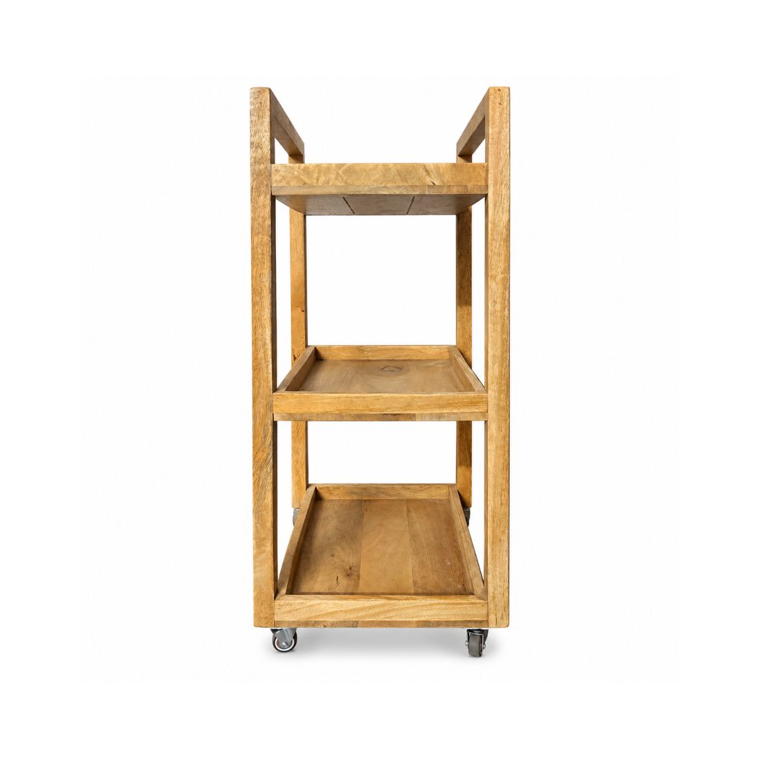 Honeywood Artisan 3-Tier Solid Wood Serving & Storage Trolley