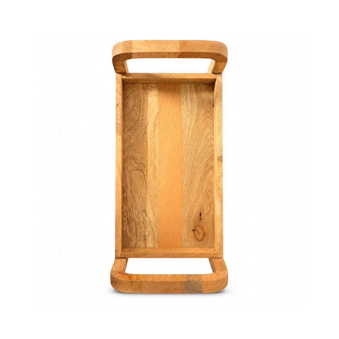 Honey Oak Rustic Solid Wood Storage & Serving Trolley