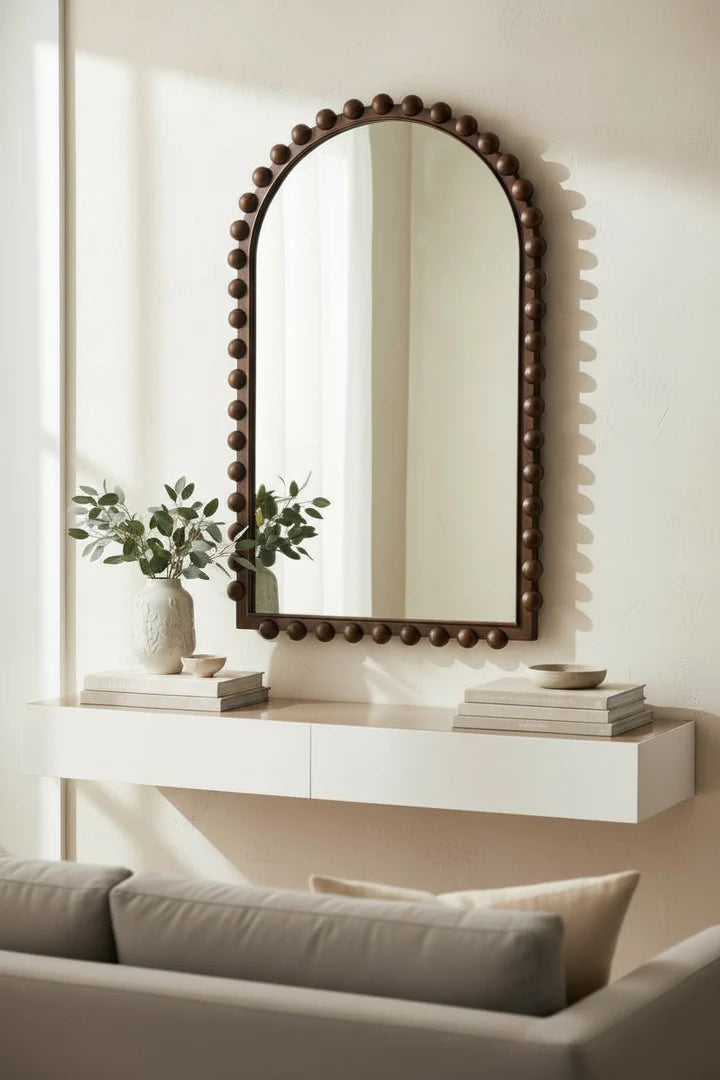 Bobbin Floor Mirror