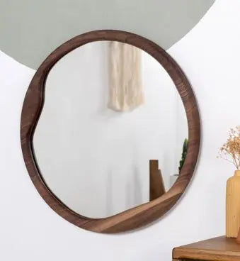Stylish Round Mirror 3D model