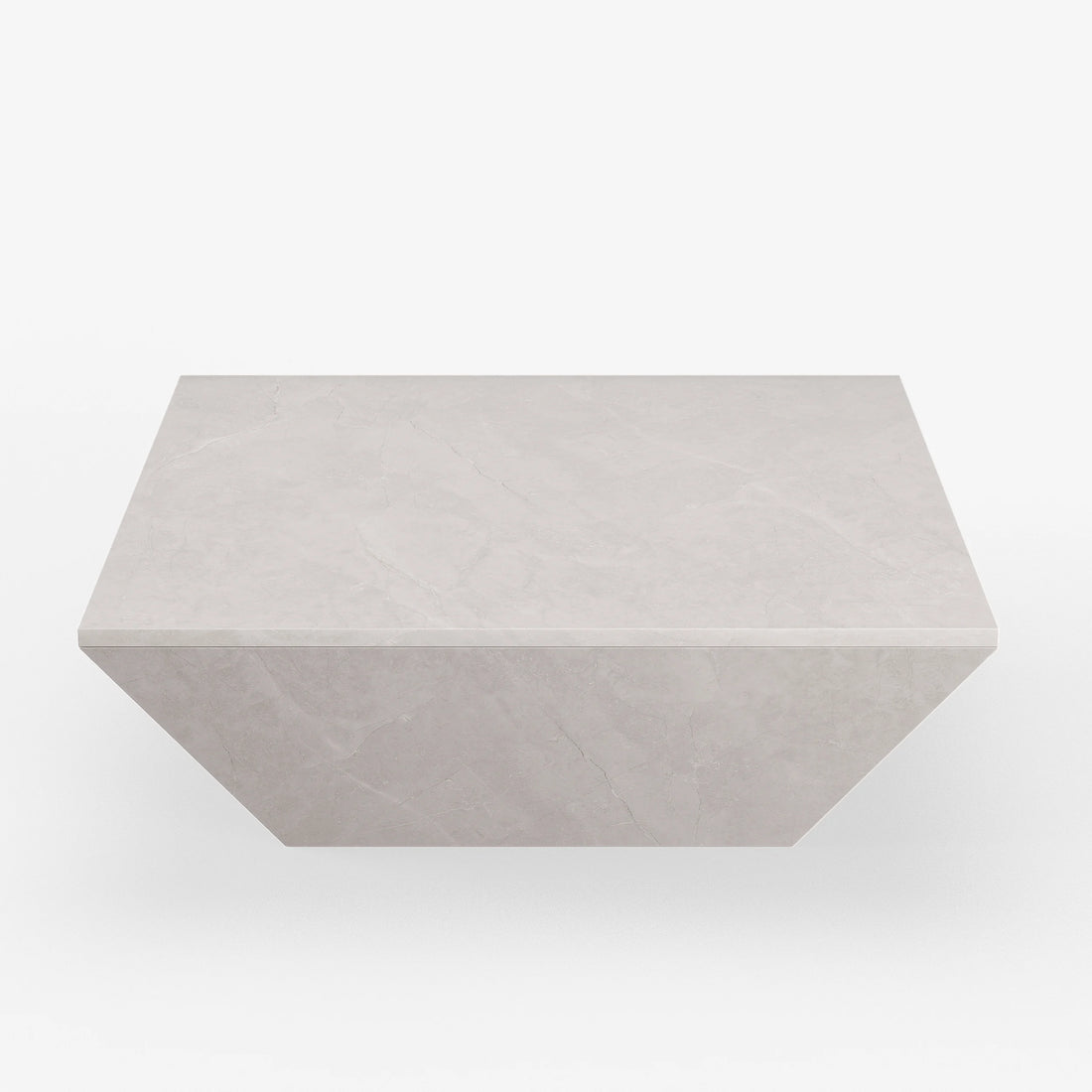 Modern Square Travertine Coffee Table