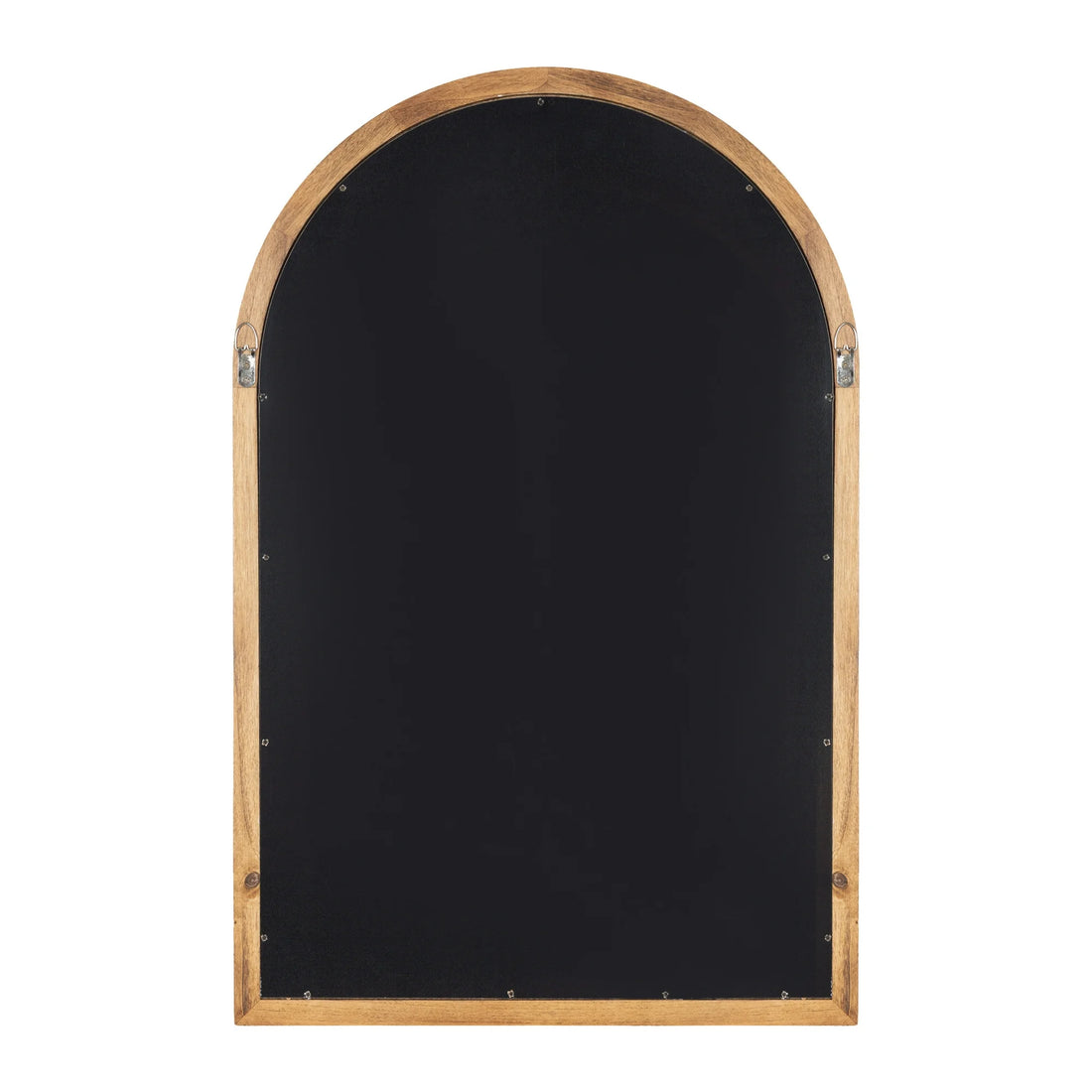 Modern Transitional Arched Wooden Wall Mirror