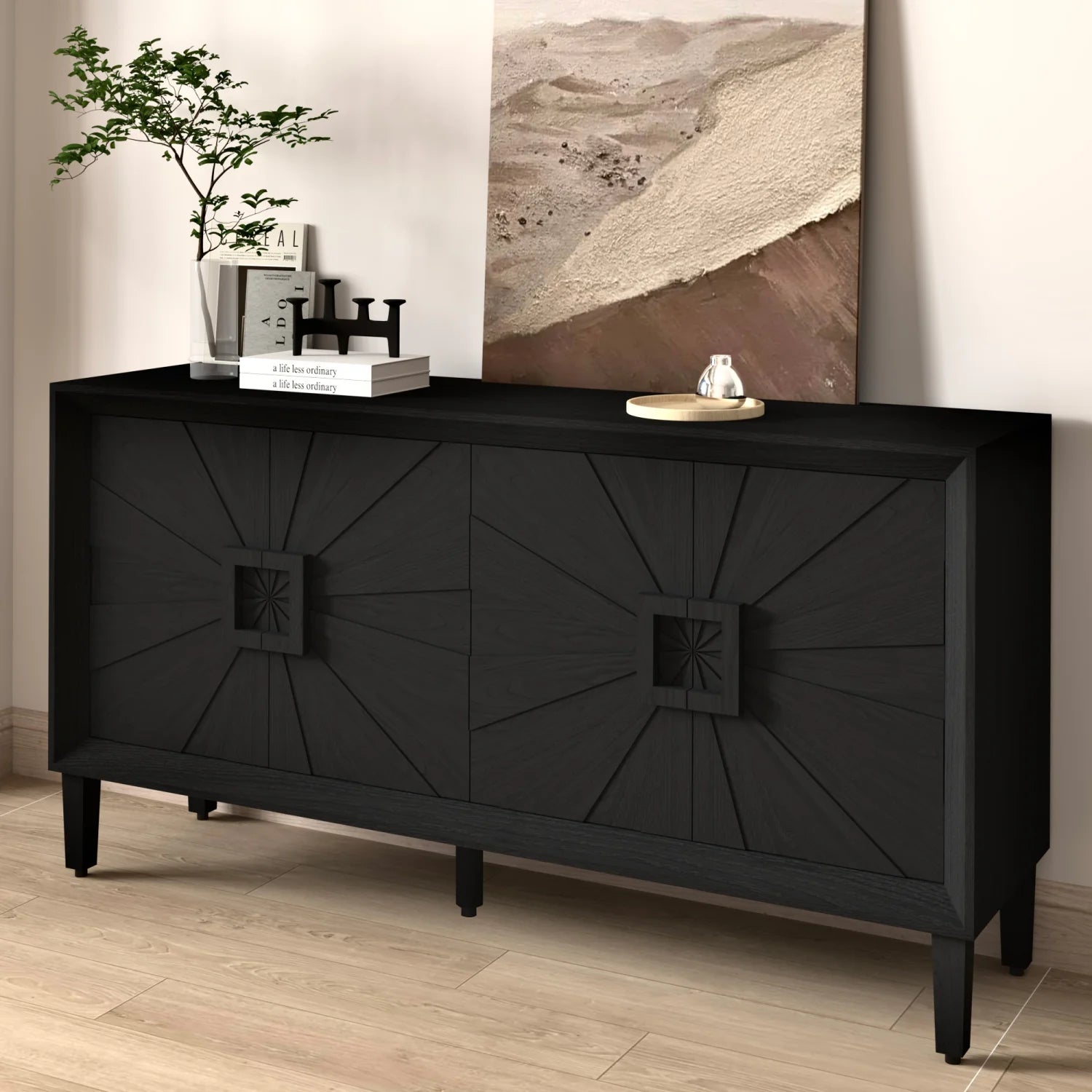 Rustic Black Farmhouse