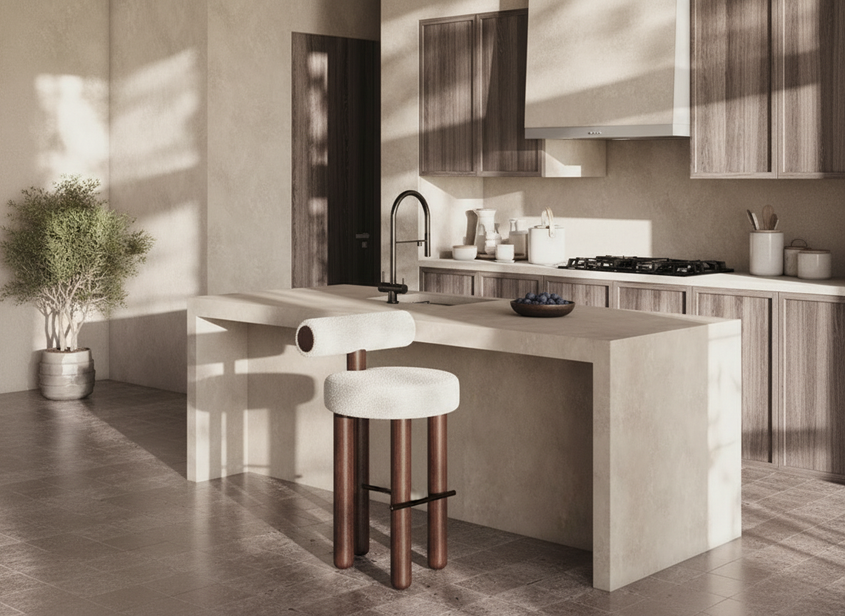 Crescent Bar Stool