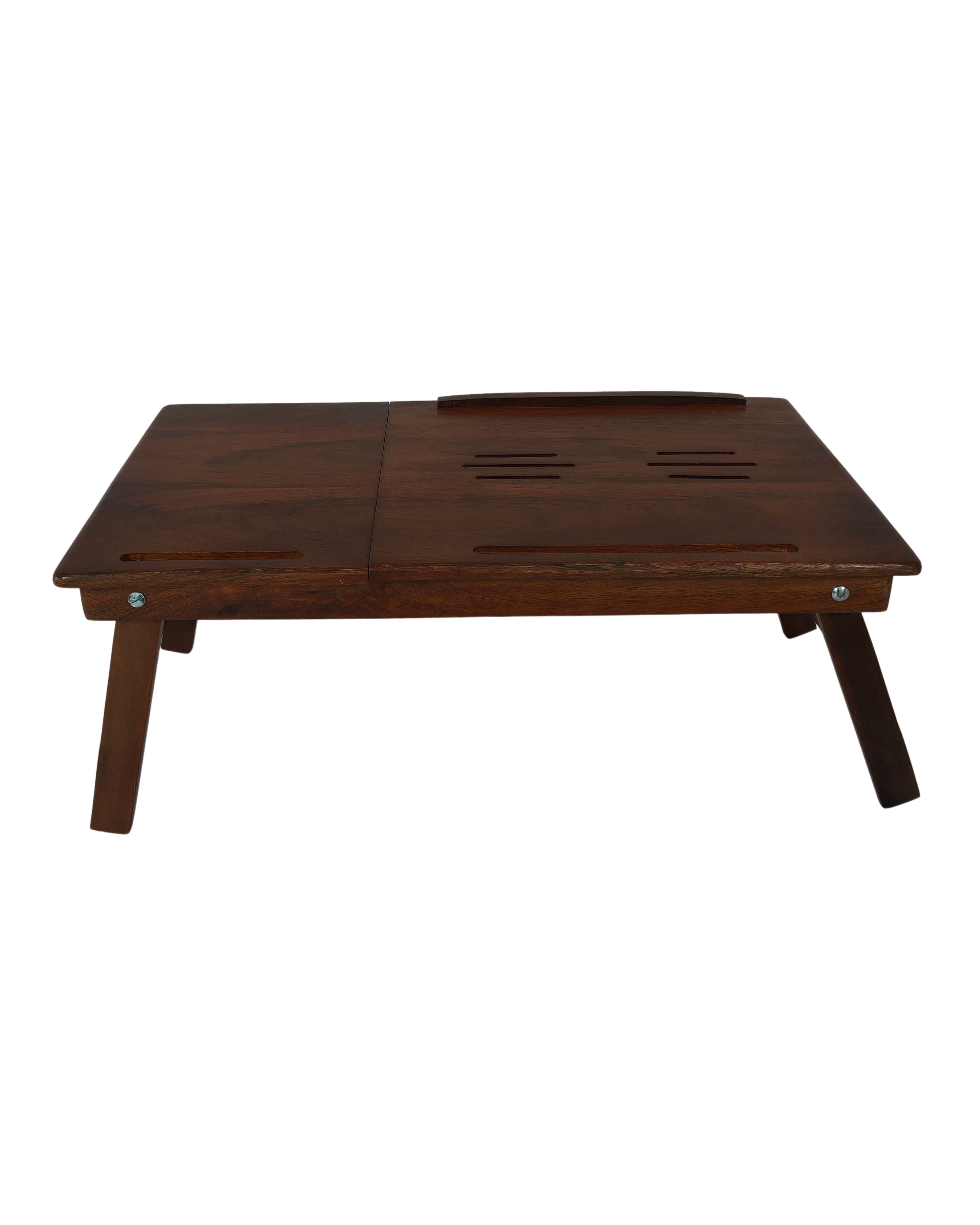 Wooden Laptop Table – Premium Foldable Workstation