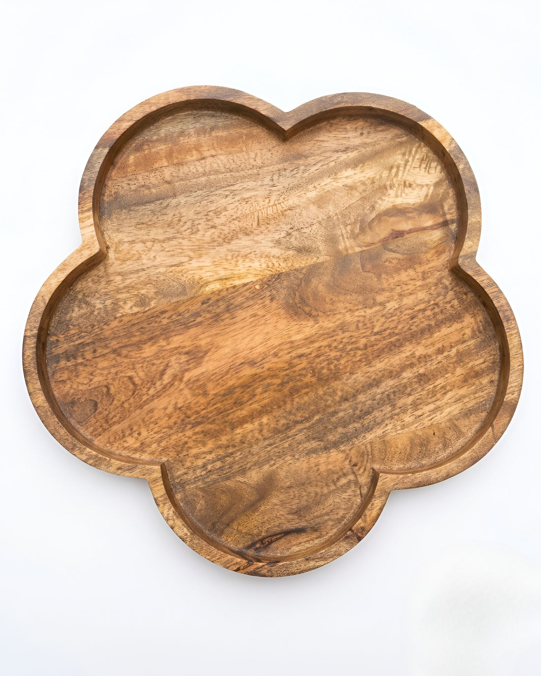 Clover Luxe Wooden Serving Tray