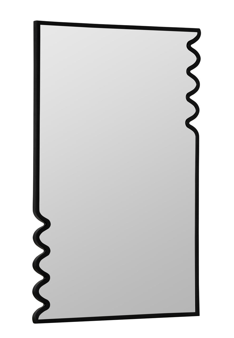 Black Metal Wall Mirror