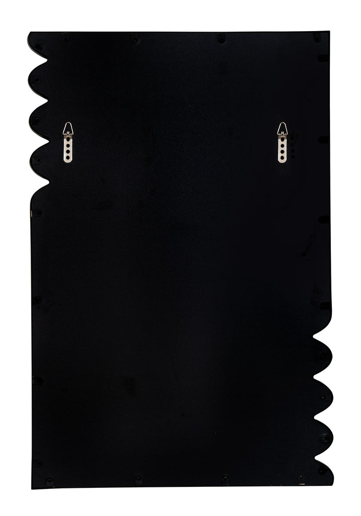 Black Metal Wall Mirror