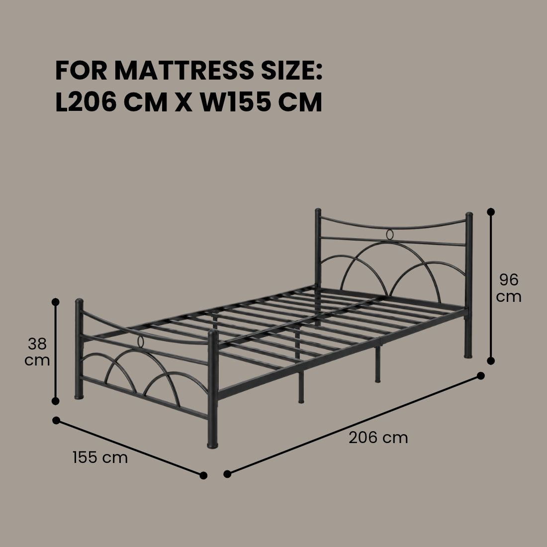 Rosedale Arc Bed