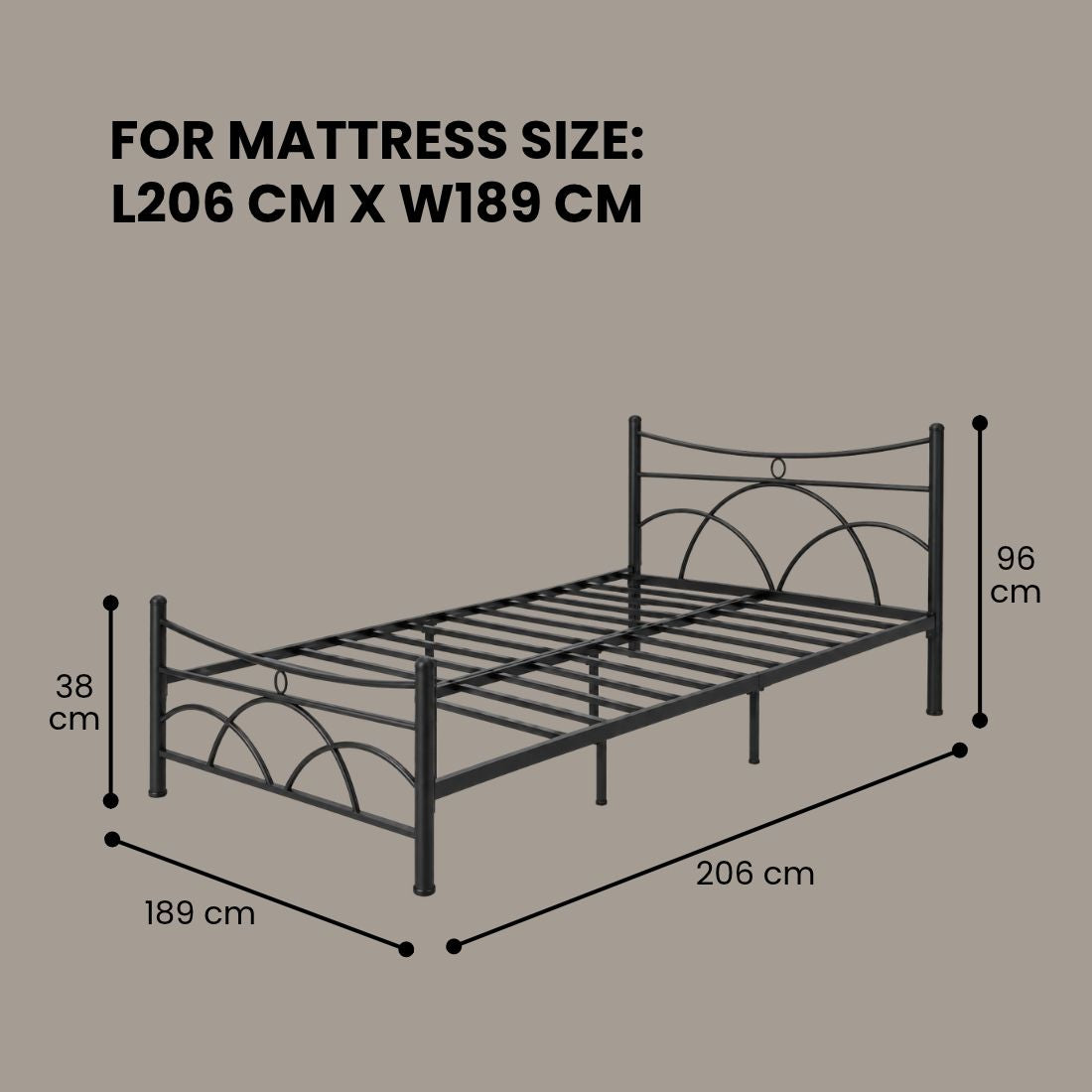 Rosedale Arc Bed