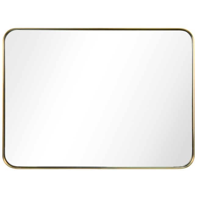Art Direct Stainless Steel Silver Glass Wall Mirror