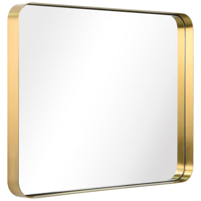 Art Direct Stainless Steel Silver Glass Wall Mirror