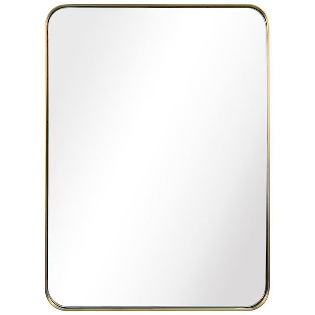 Art Direct Stainless Steel Silver Glass Wall Mirror