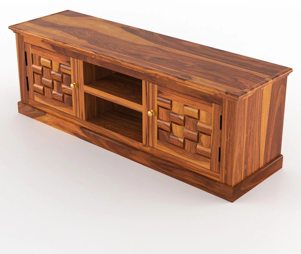 Solid Wood TV Entertainment Unit