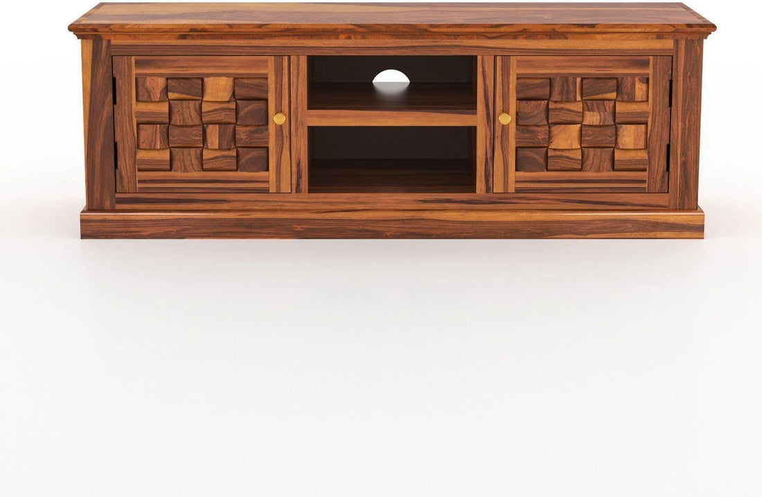 Solid Wood TV Entertainment Unit