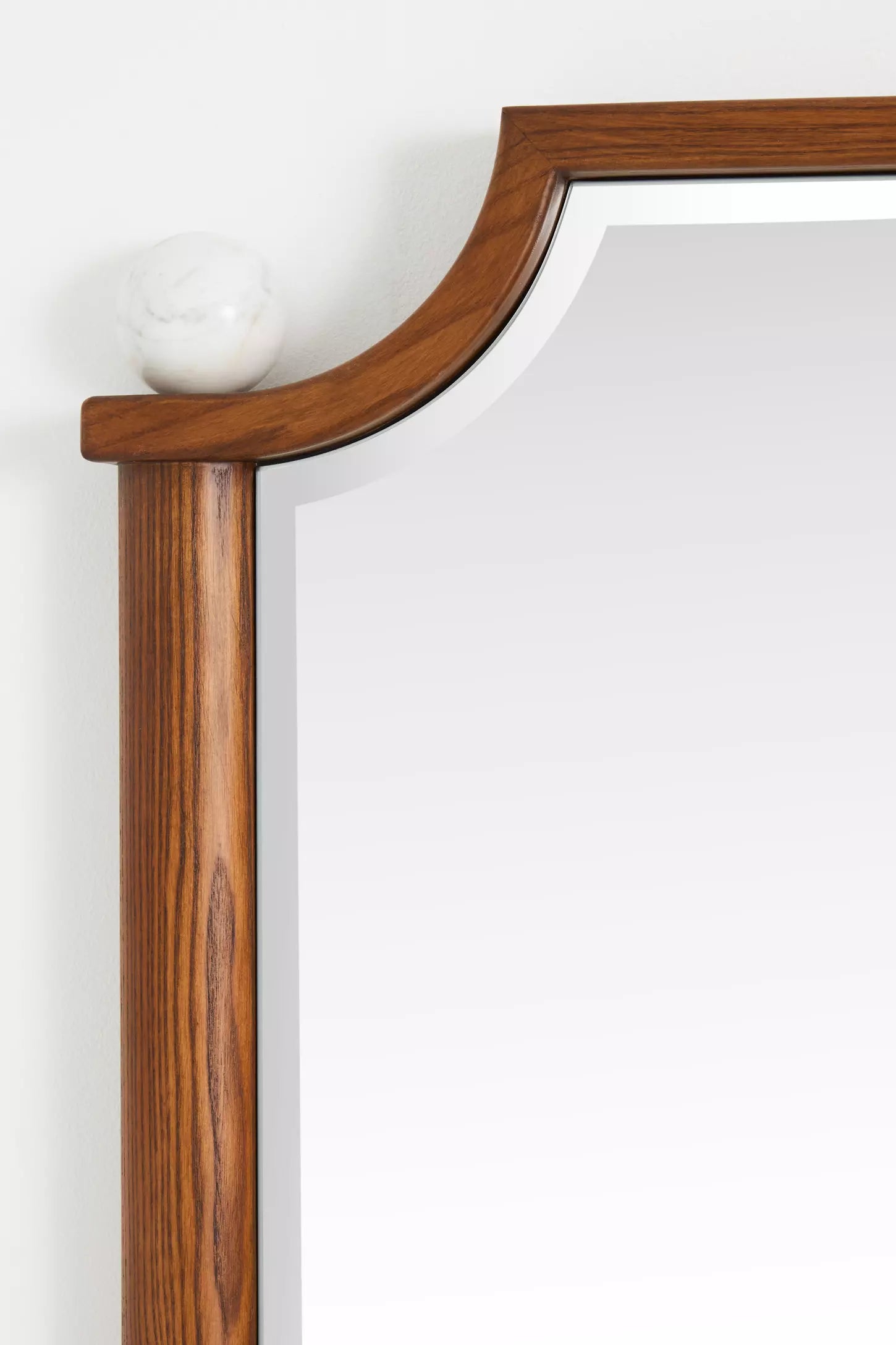 Perry Wooden Stone Mirror