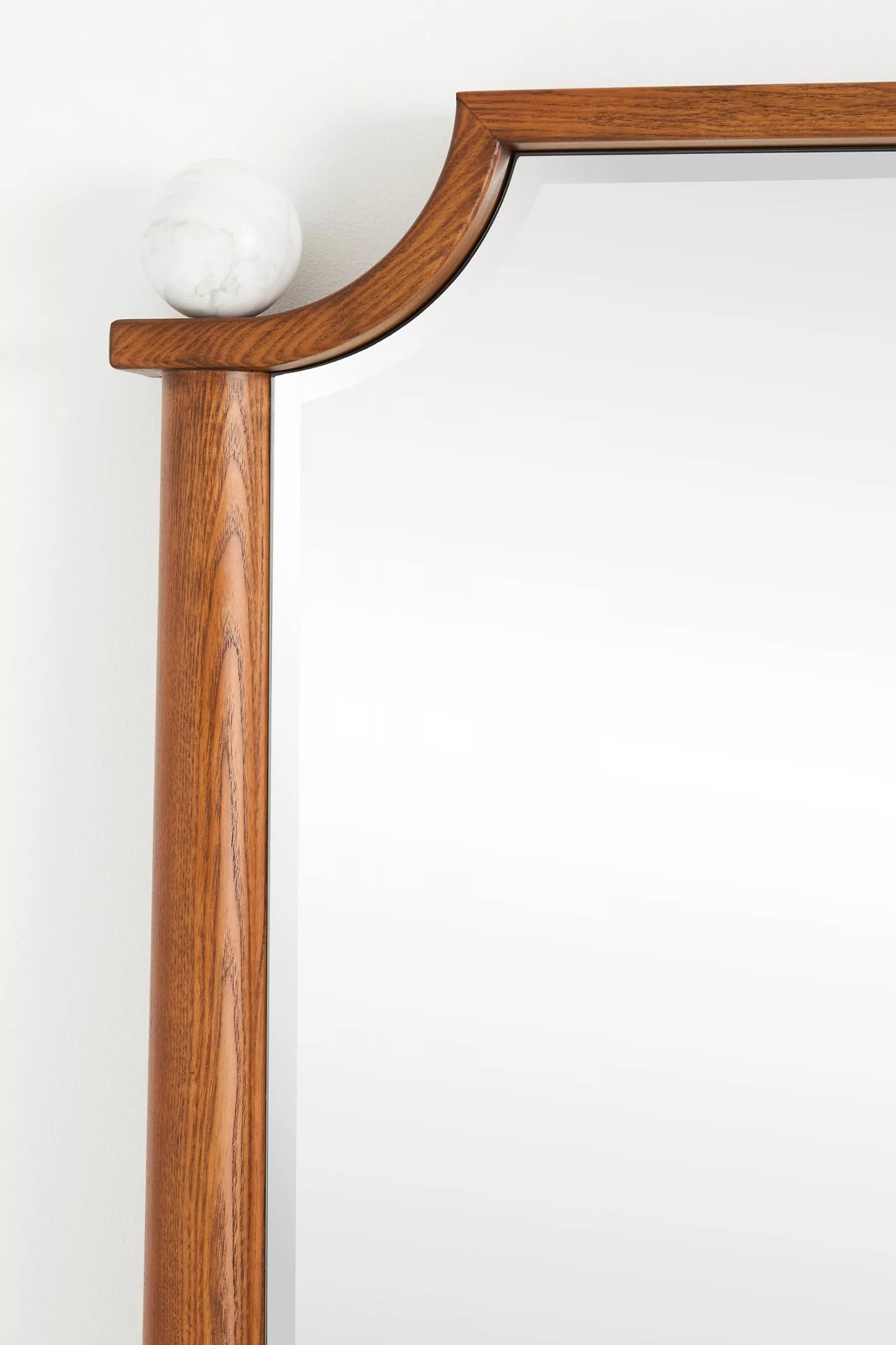 Perry Wooden Stone Mirror