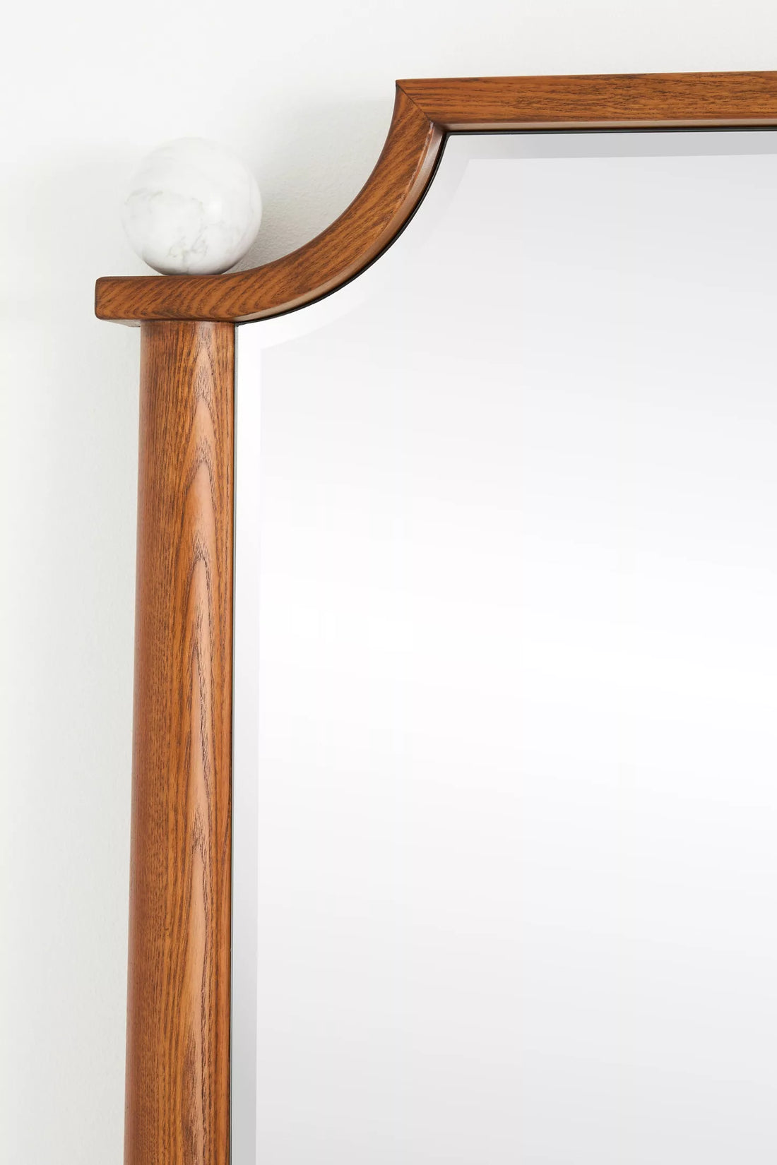 Perry Wooden Stone Mirror