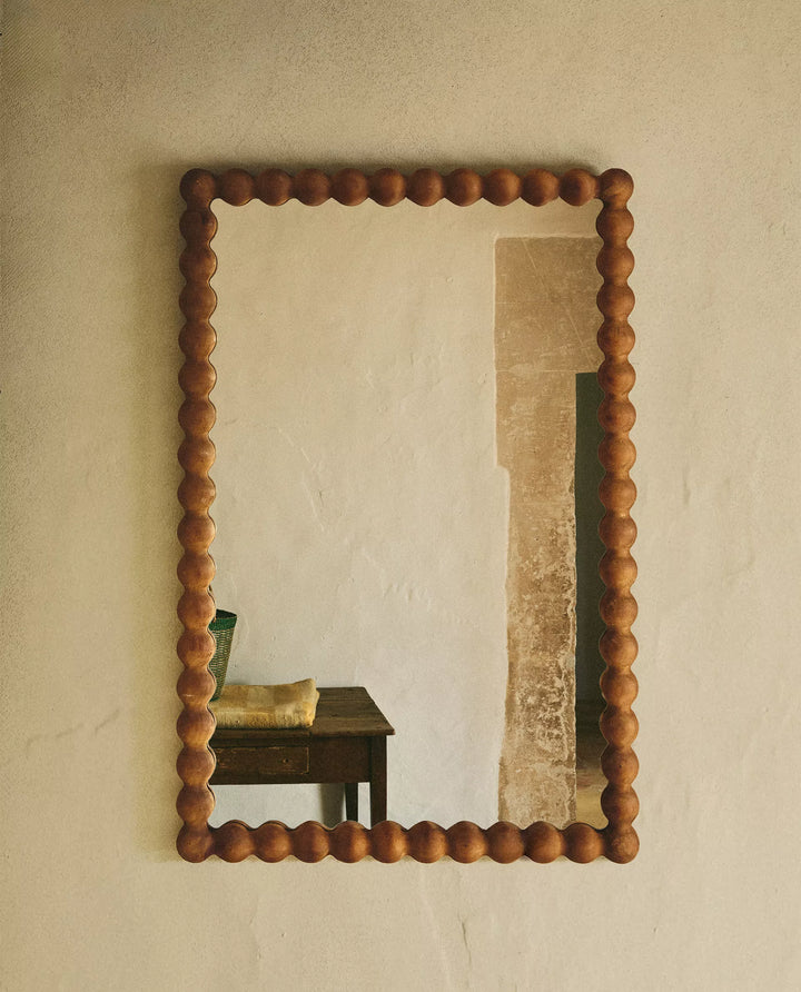 Wooden Carved Mirror