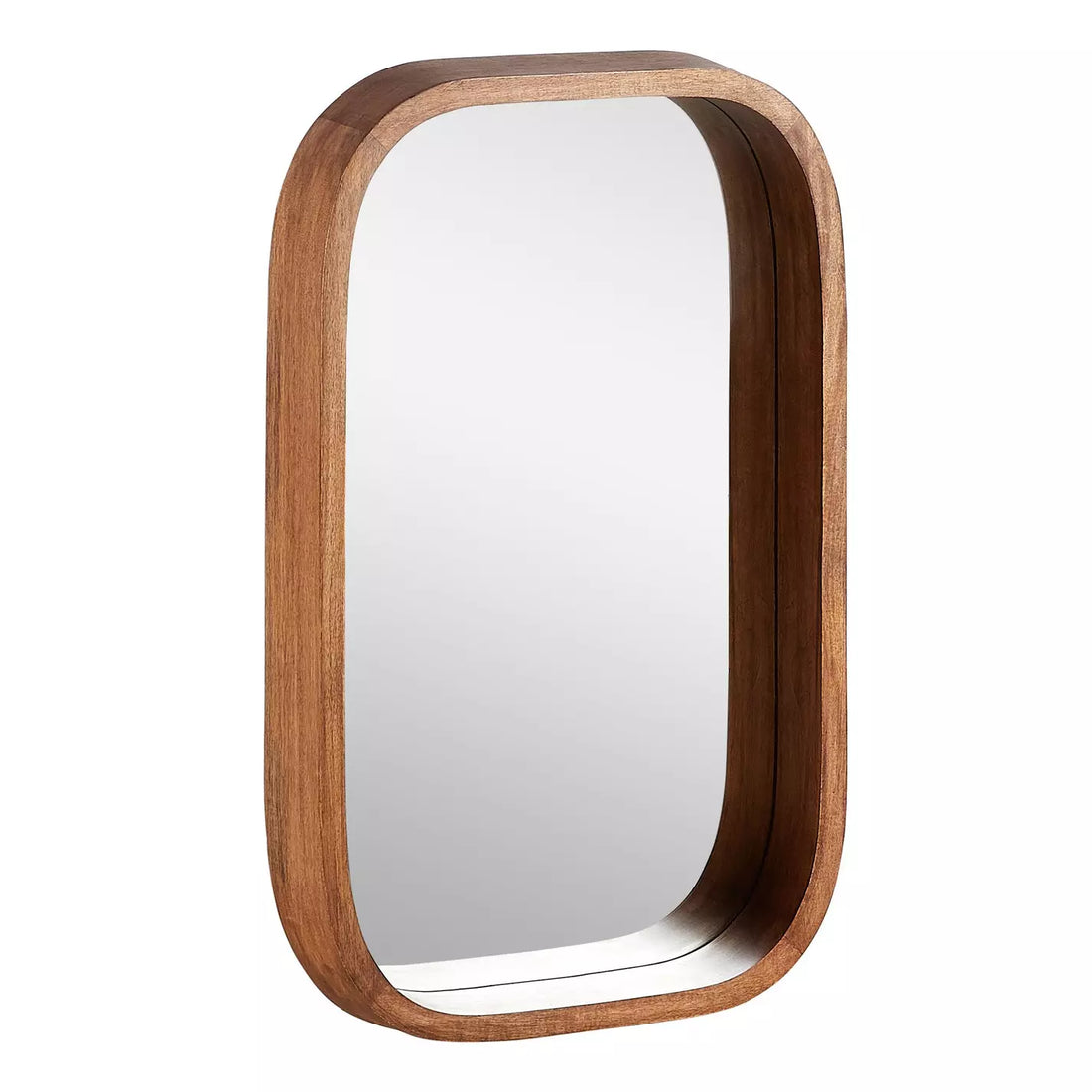 Acrewood Oval Wood Vanity Mirror