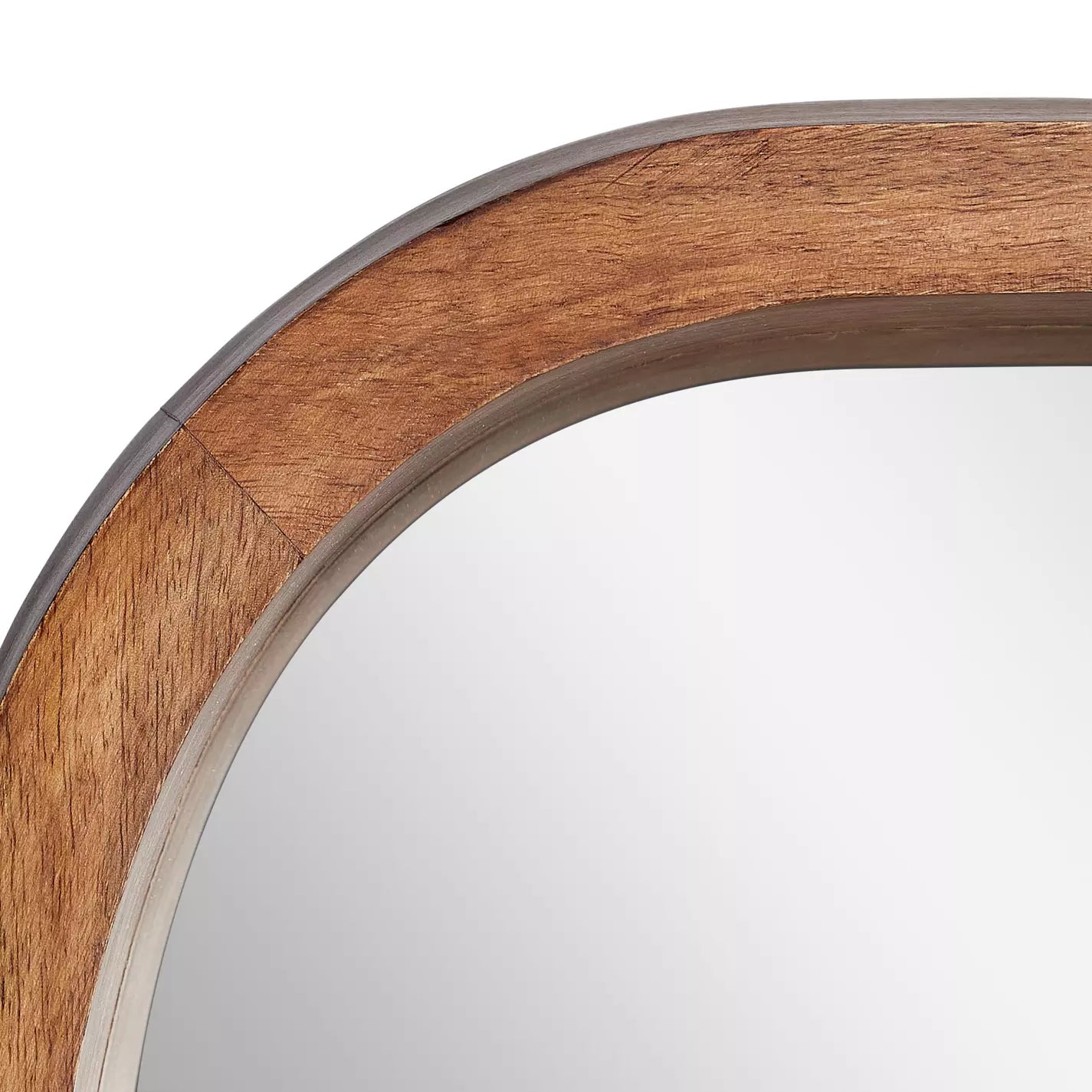 Acrewood Oval Wood Vanity Mirror