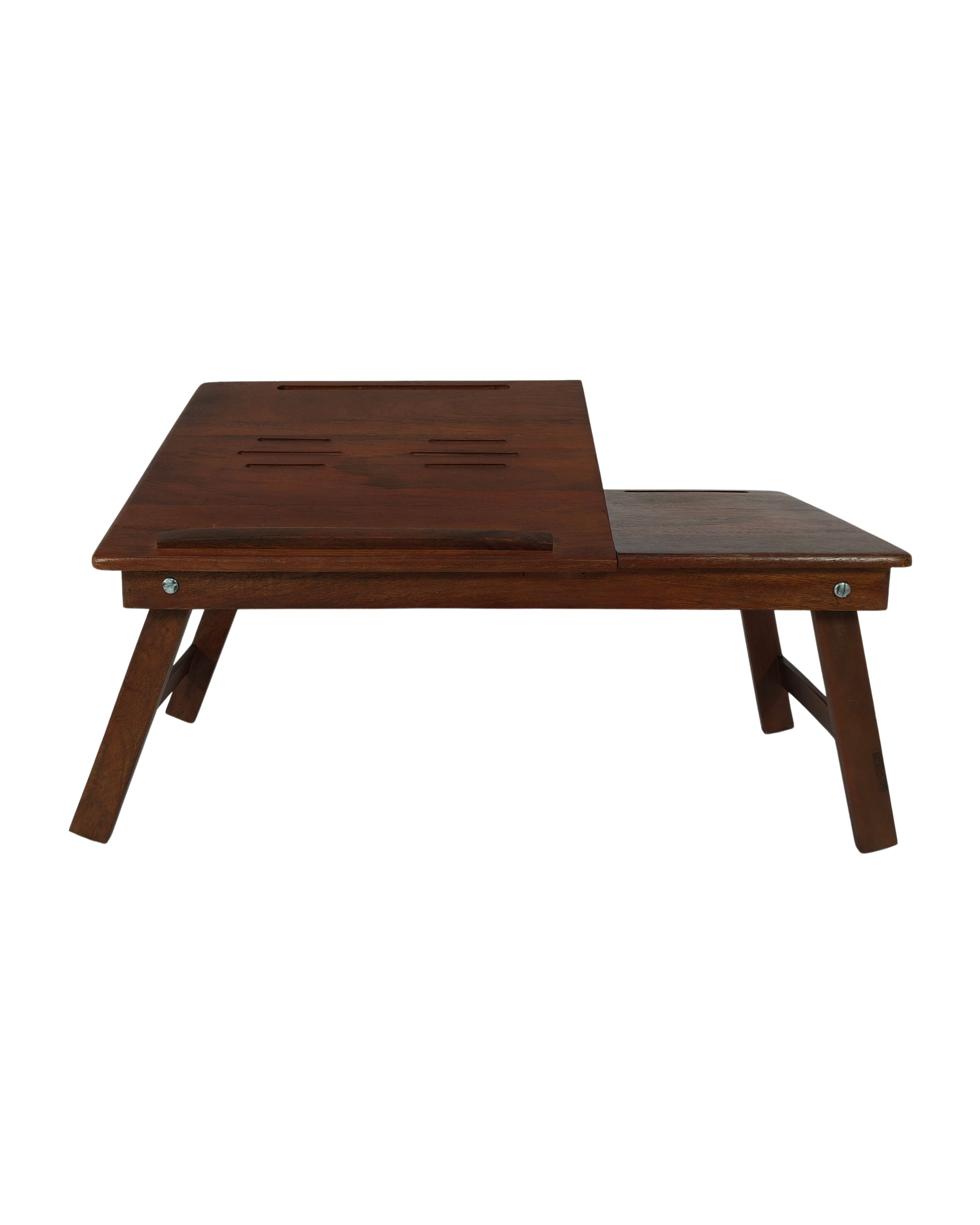 Wooden Laptop Table – Premium Foldable Workstation