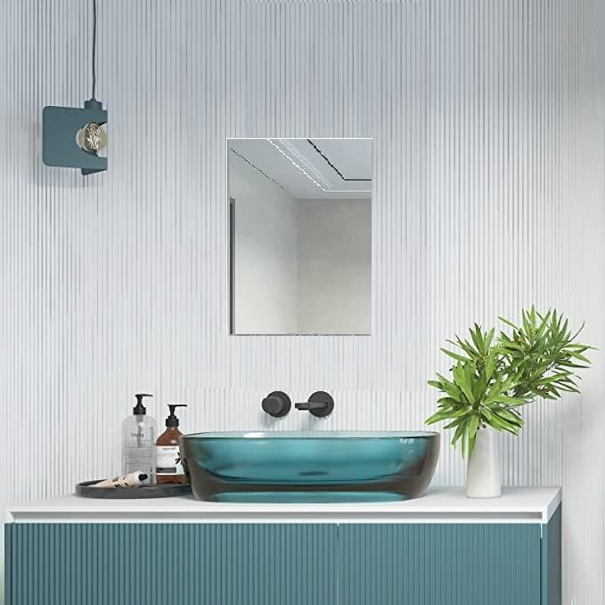 Frameless Bevelled Wall Mirror
