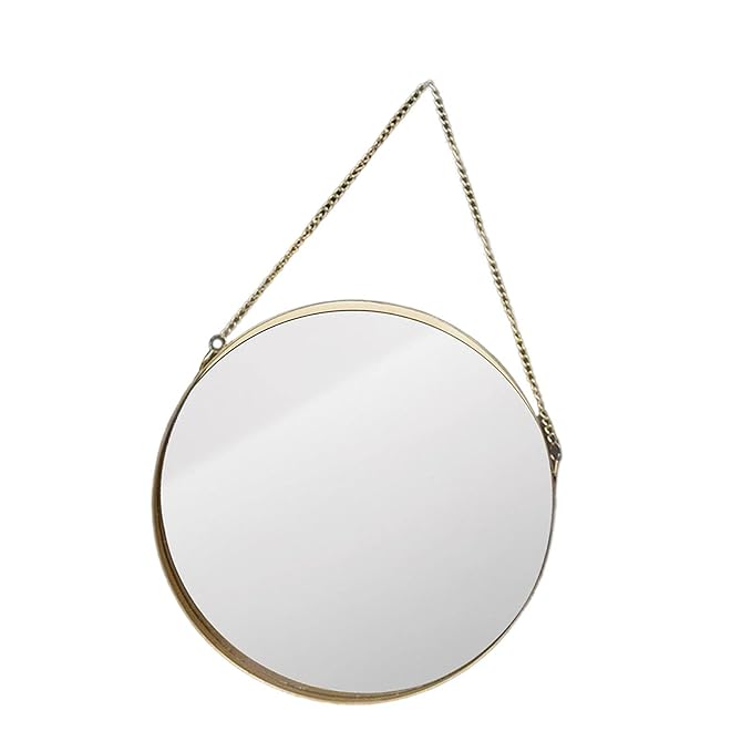 Gold Round Wall Mirror