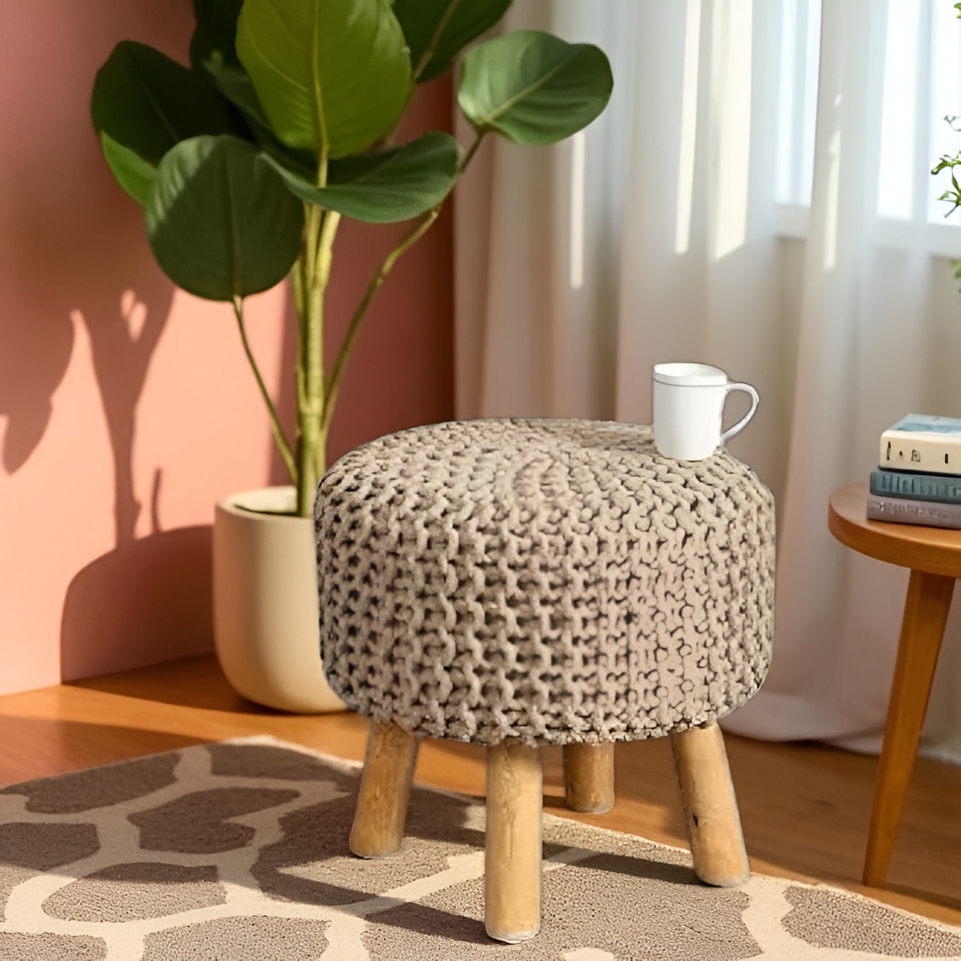 Round Ottomans