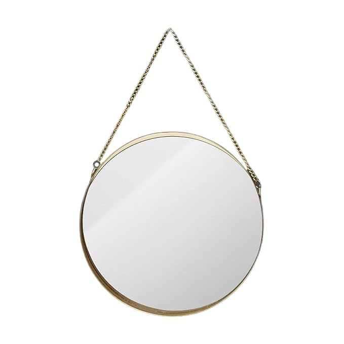Gold Round Wall Mirror