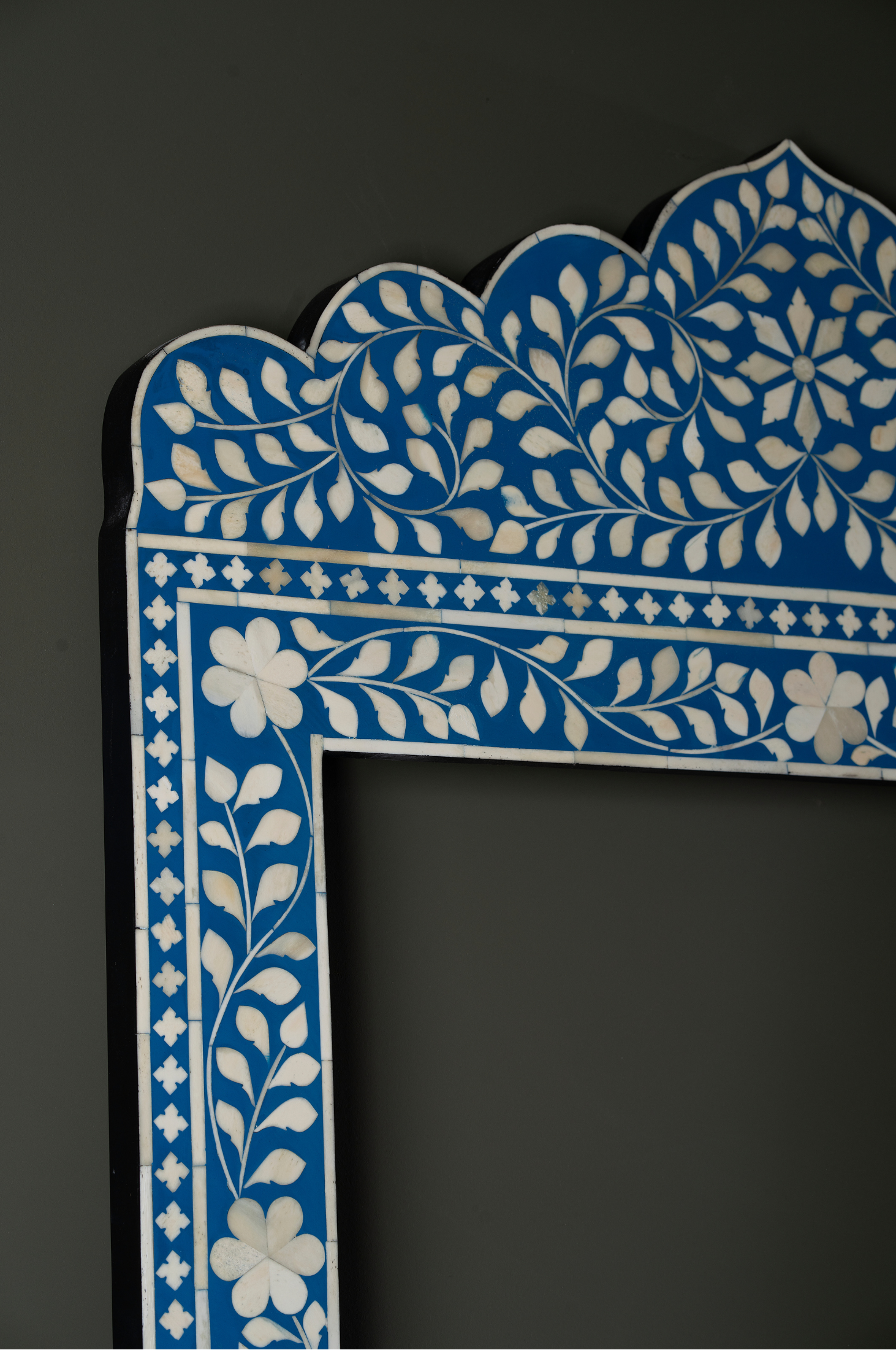 Azure Royale Inlay Wall Mirror