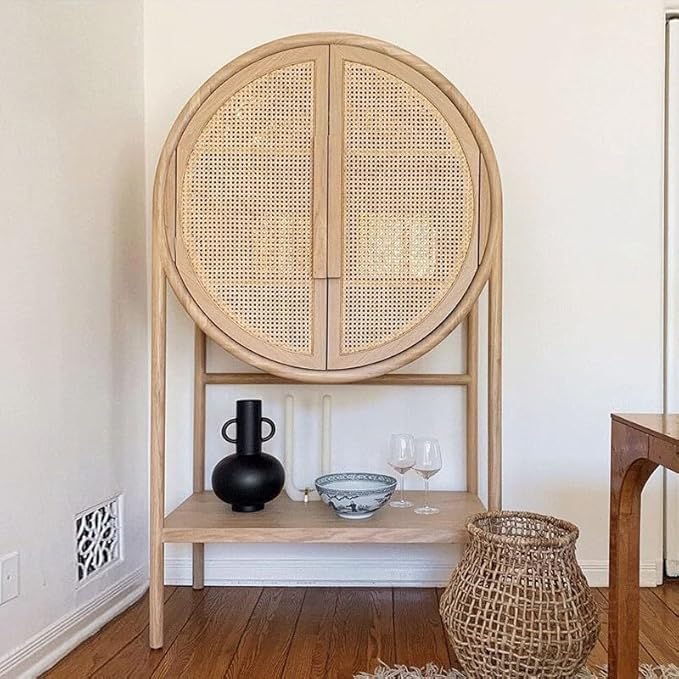 Door Round Wine Wardrobe Storage