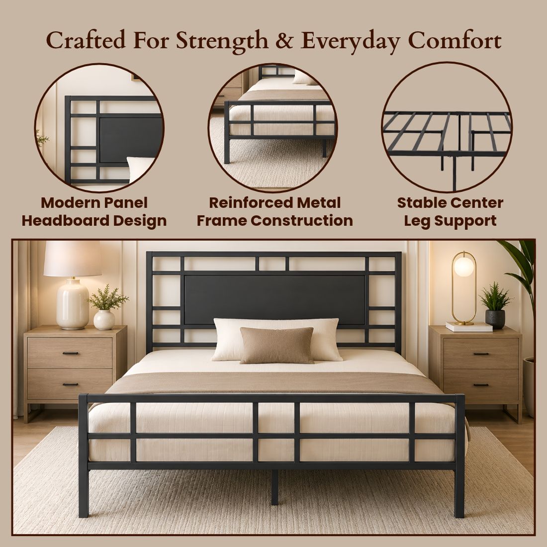 Riveton Upholstered Bed