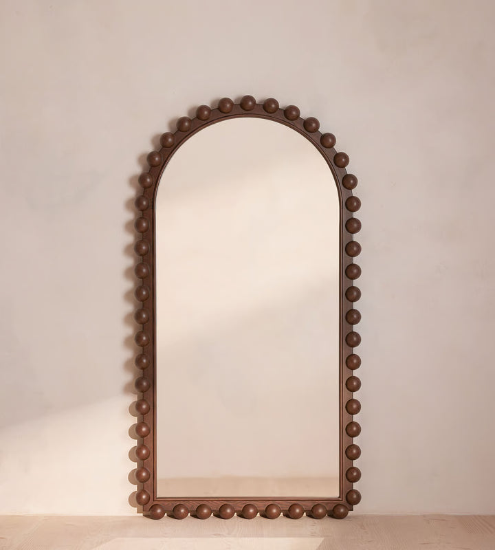 Bobbin Floor Mirror