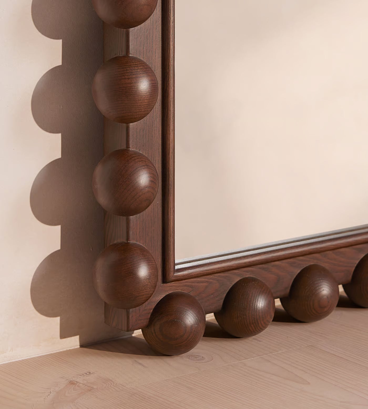 Bobbin Floor Mirror