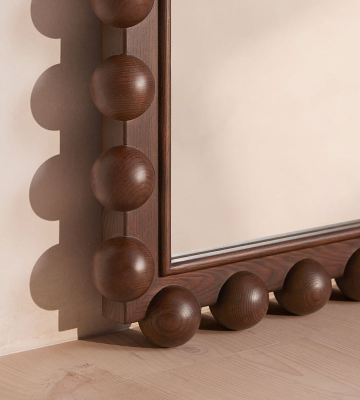 Bobbin Floor Mirror