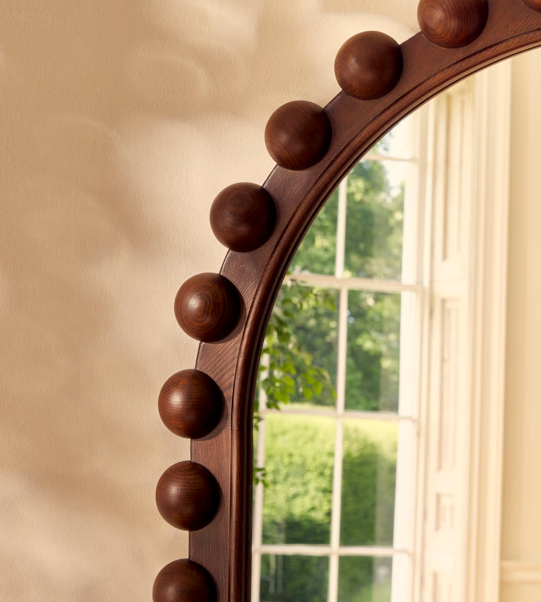 Bobbin Floor Mirror