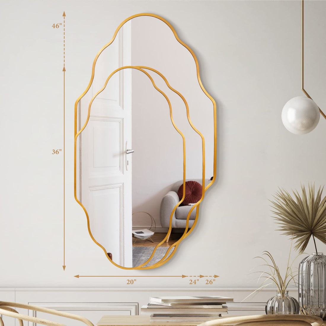 Gold Wall Mirror