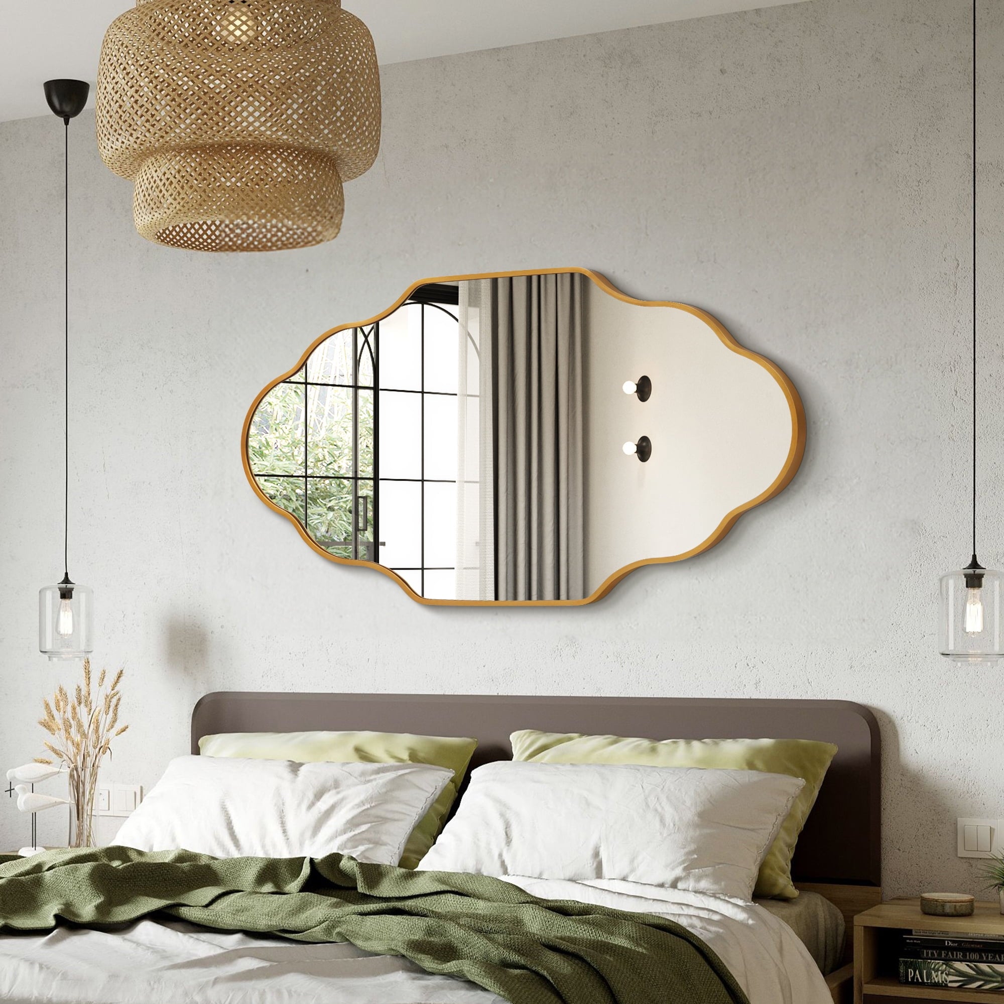 Gold Wall Mirror
