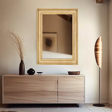 WallBeyond Farmhouse Rattan Mirror