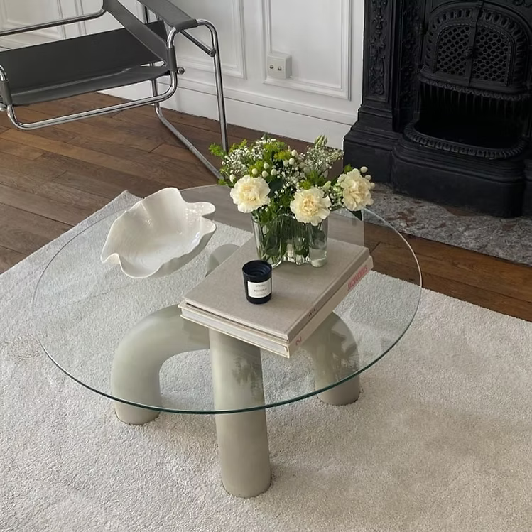Round Glass Coffee Table
