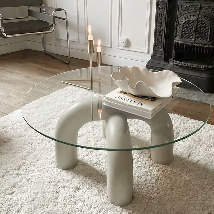 Round Glass Coffee Table