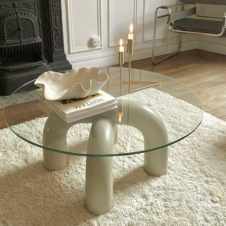 Round Glass Coffee Table