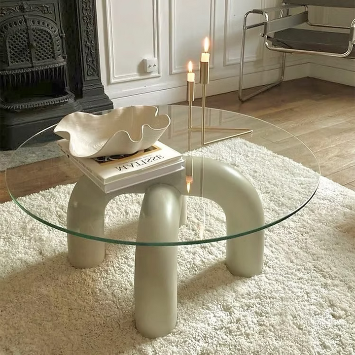 Round Glass Coffee Table