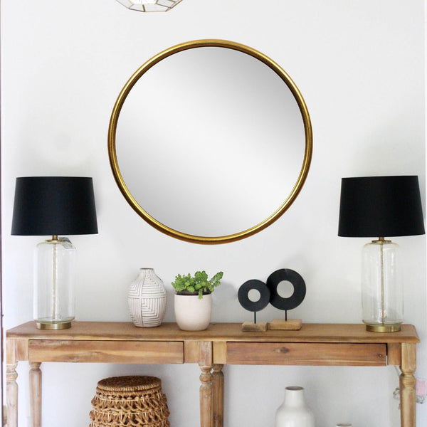 Mirror Gold Metal Frame Mirrors