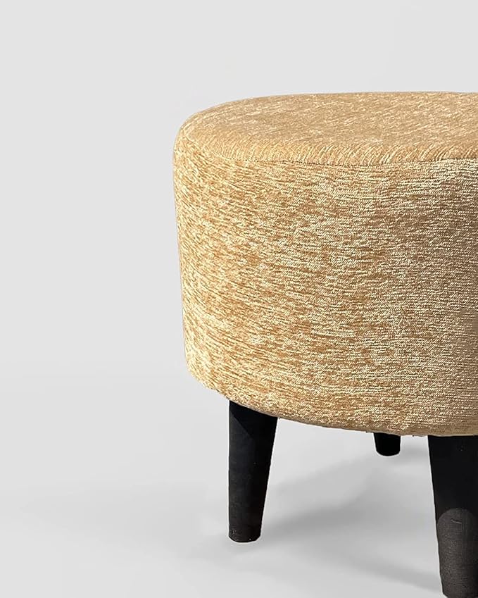 Upholstered Ottoman Stool for Living Room